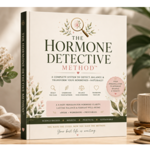 the hormone detective method™ | hormone balance planner | women's wellness workbook | 28 day hormone reset | health journal