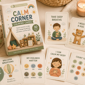 mockup calm corner cards