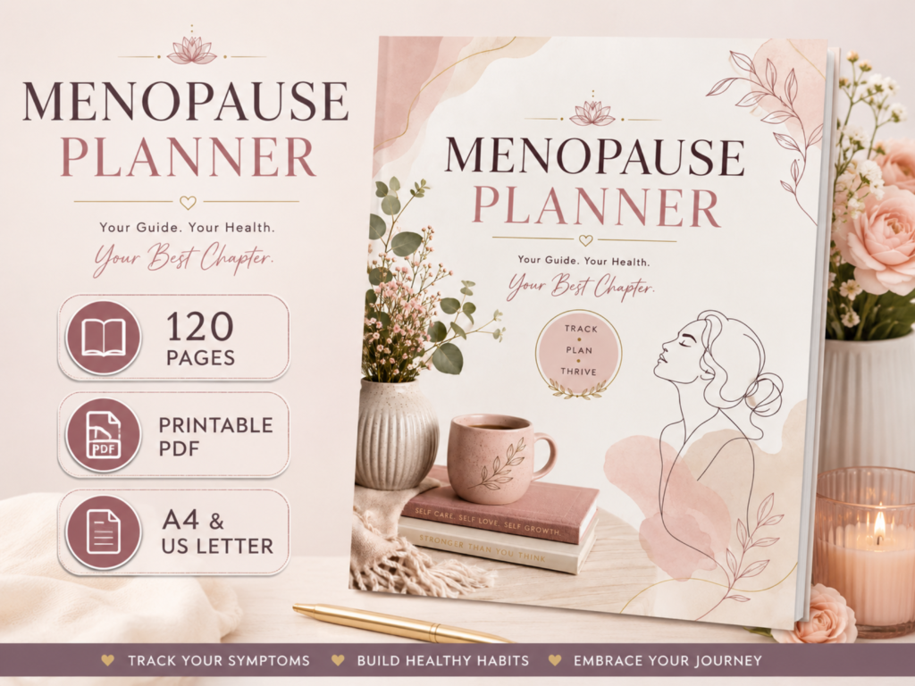 mockup menopause planner