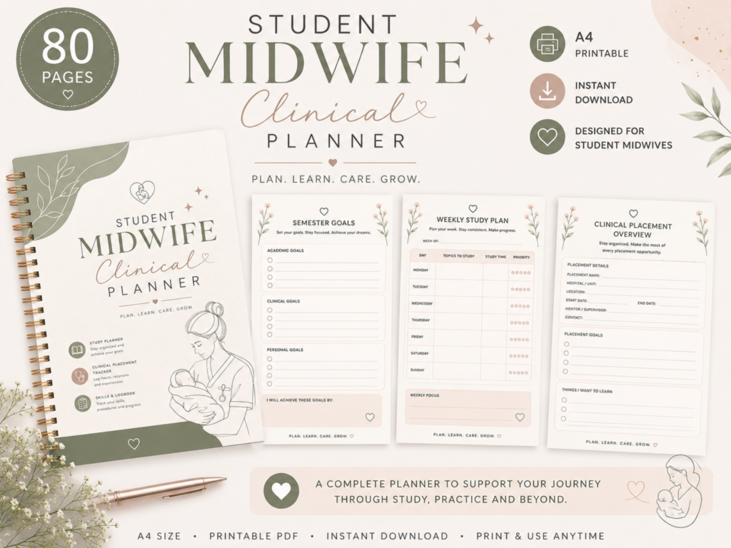 mockup student midwife