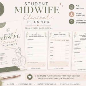 mockup student midwife
