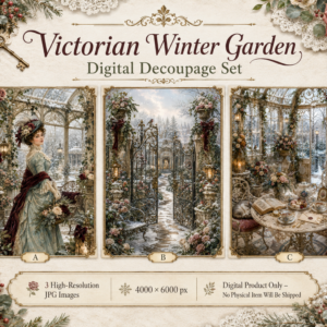 mockup victorian winter garden
