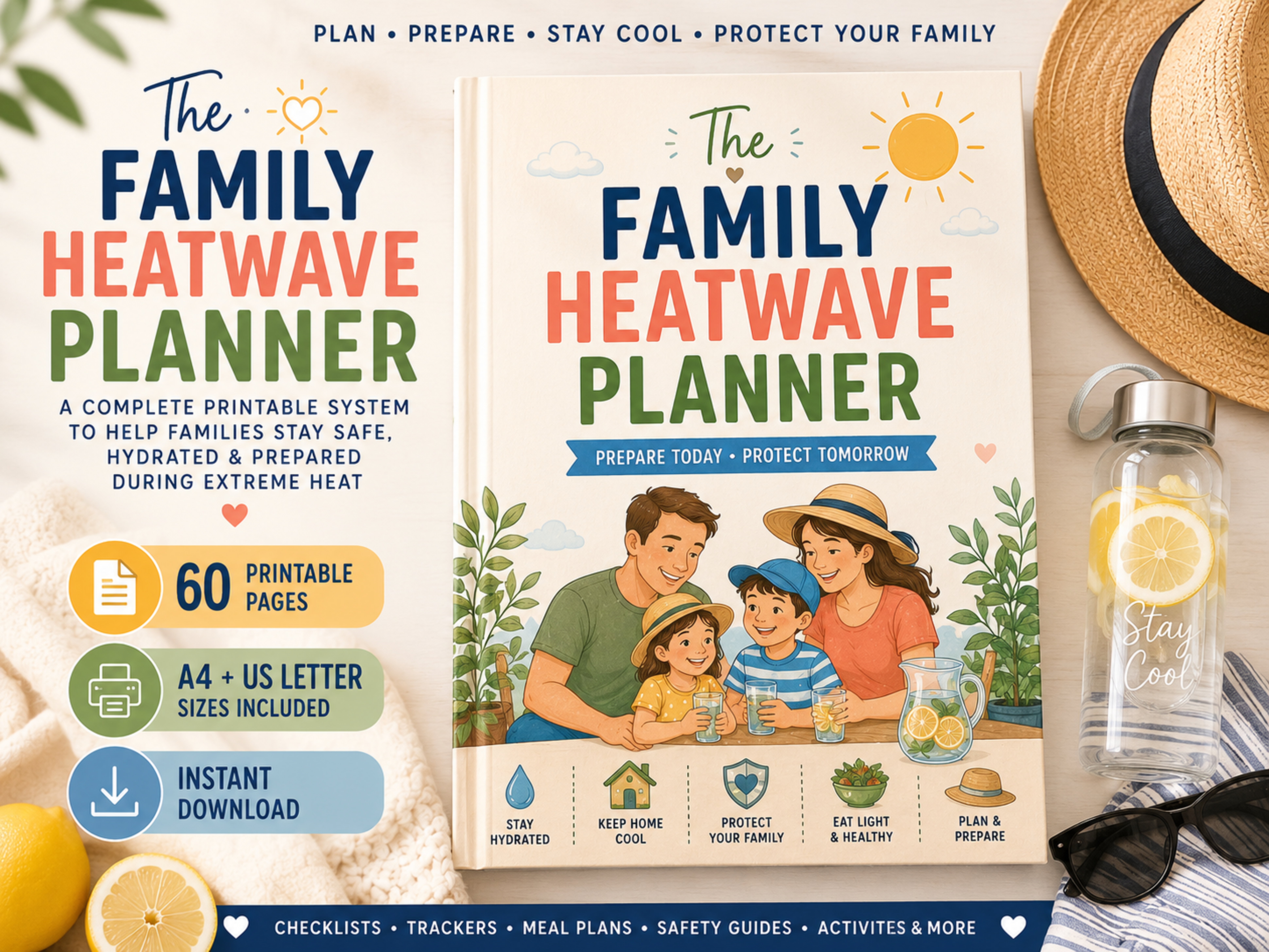 mockup family heatwave survival