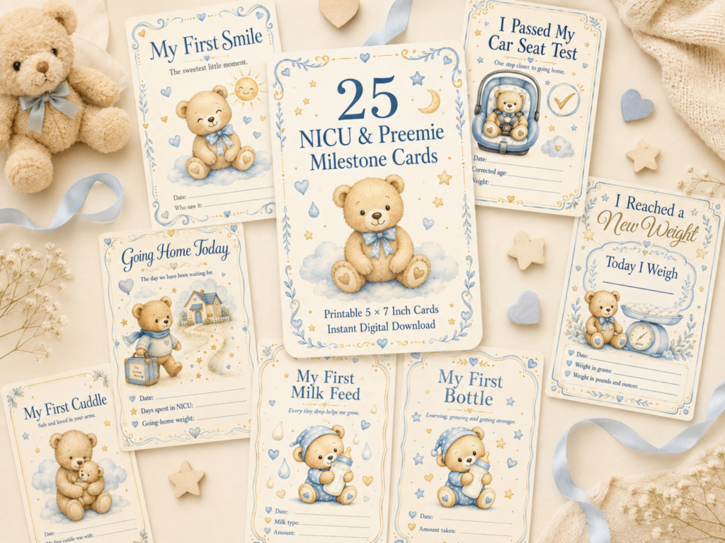 mockup nicu & preemie milestone